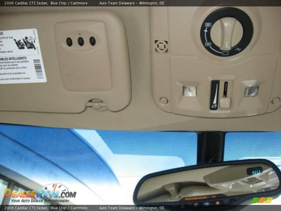 2006 Cadillac CTS Sedan Blue Chip / Cashmere Photo #23