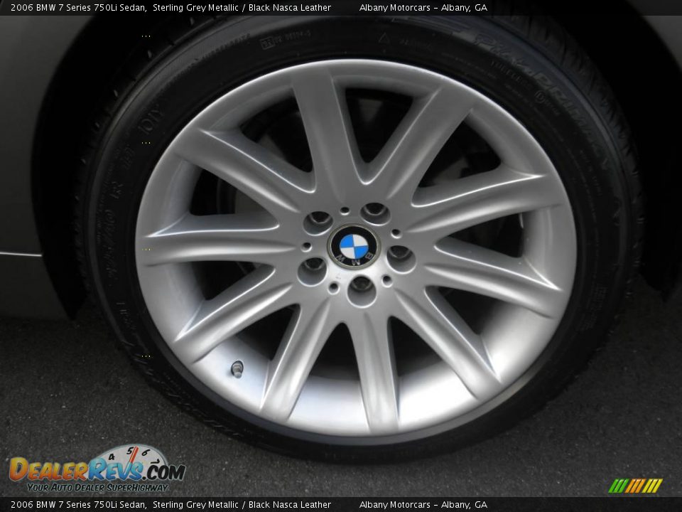 2006 BMW 7 Series 750Li Sedan Sterling Grey Metallic / Black Nasca Leather Photo #5