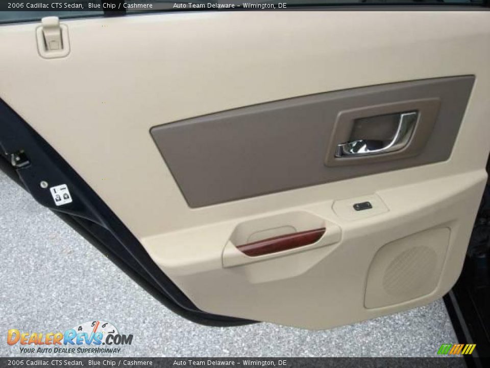 2006 Cadillac CTS Sedan Blue Chip / Cashmere Photo #35