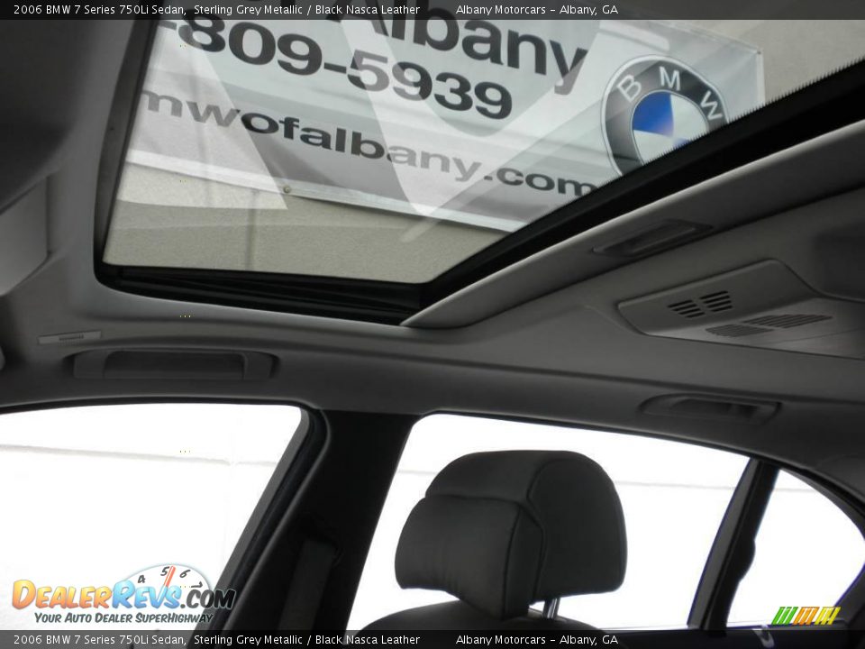 2006 BMW 7 Series 750Li Sedan Sterling Grey Metallic / Black Nasca Leather Photo #8