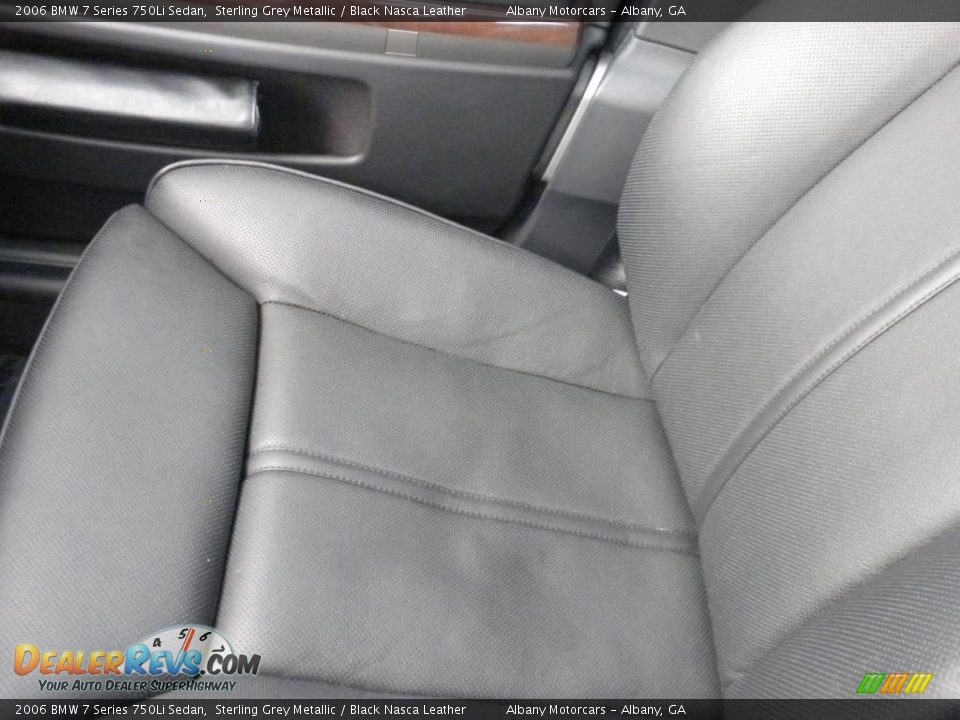 2006 BMW 7 Series 750Li Sedan Sterling Grey Metallic / Black Nasca Leather Photo #10