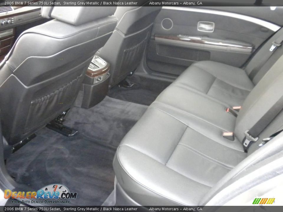 2006 BMW 7 Series 750Li Sedan Sterling Grey Metallic / Black Nasca Leather Photo #11