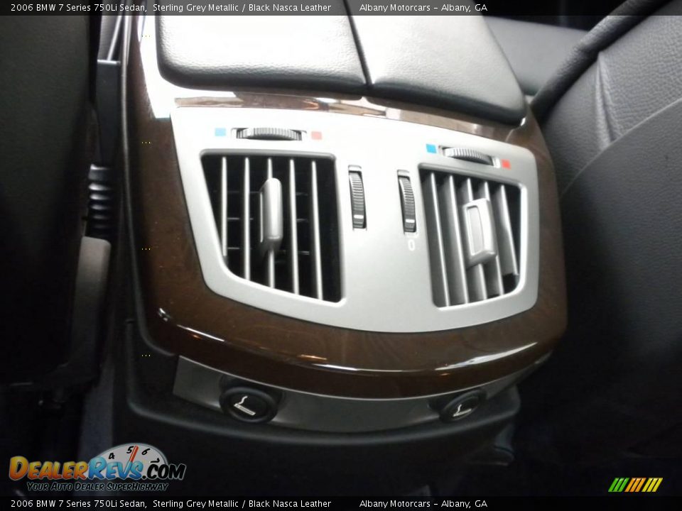 2006 BMW 7 Series 750Li Sedan Sterling Grey Metallic / Black Nasca Leather Photo #12