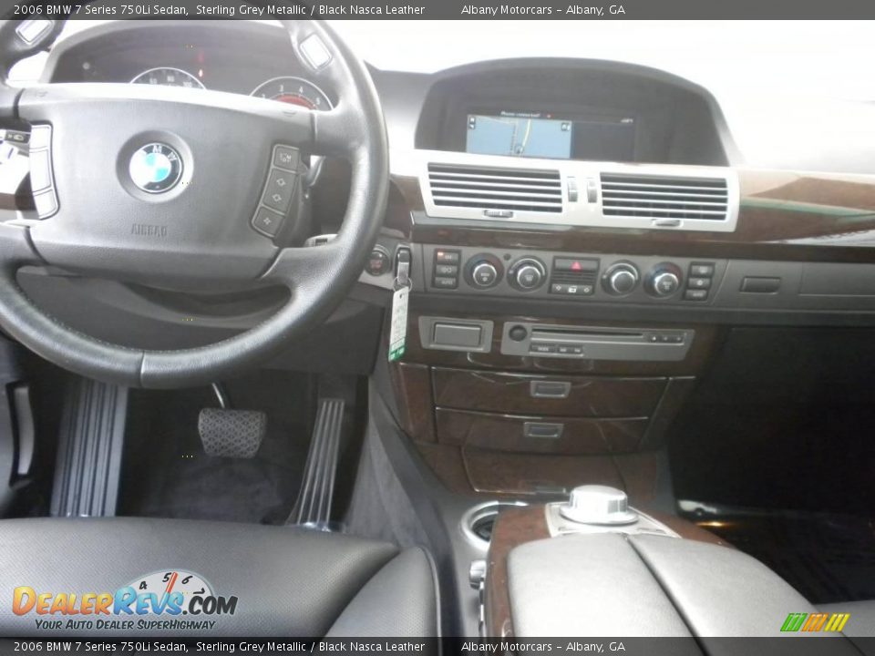 2006 BMW 7 Series 750Li Sedan Sterling Grey Metallic / Black Nasca Leather Photo #13
