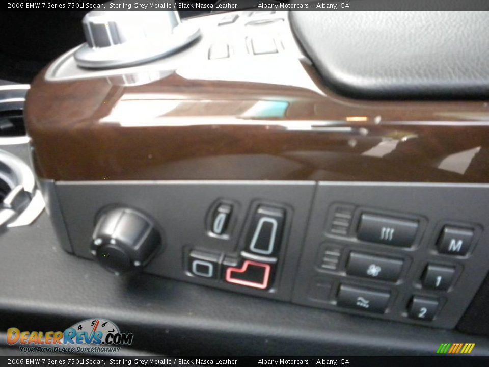 2006 BMW 7 Series 750Li Sedan Sterling Grey Metallic / Black Nasca Leather Photo #14