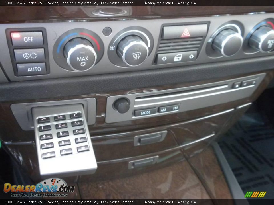 2006 BMW 7 Series 750Li Sedan Sterling Grey Metallic / Black Nasca Leather Photo #20