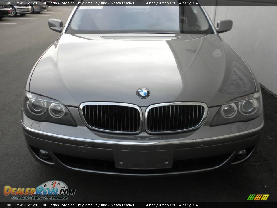 2006 BMW 7 Series 750Li Sedan Sterling Grey Metallic / Black Nasca Leather Photo #25