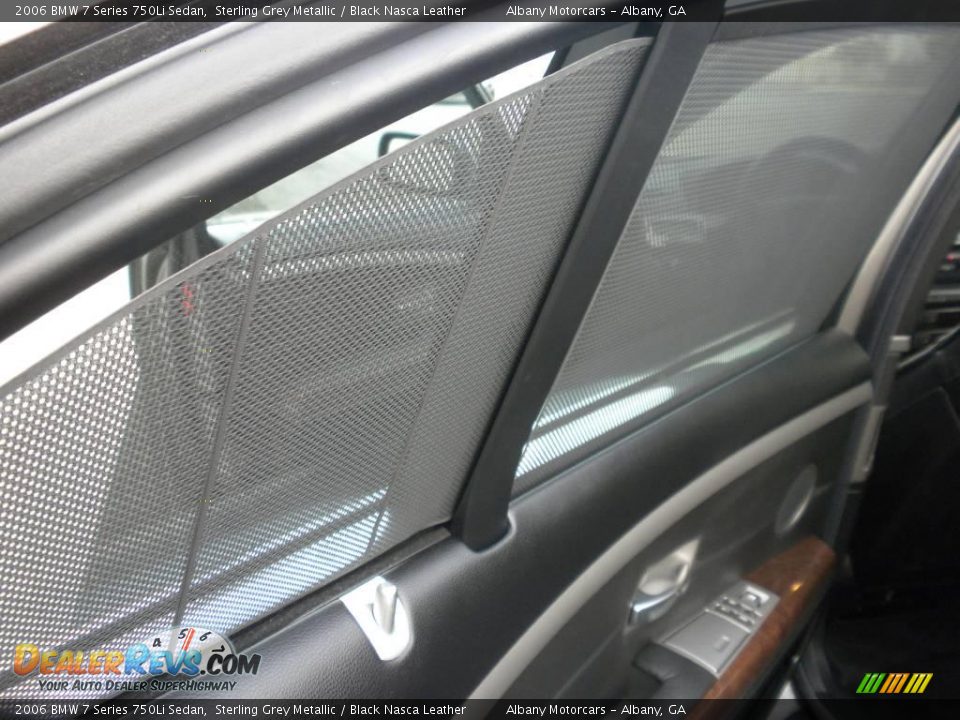 2006 BMW 7 Series 750Li Sedan Sterling Grey Metallic / Black Nasca Leather Photo #26