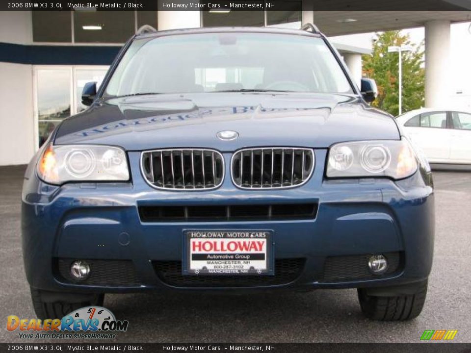 2006 BMW X3 3.0i Mystic Blue Metallic / Black Photo #2