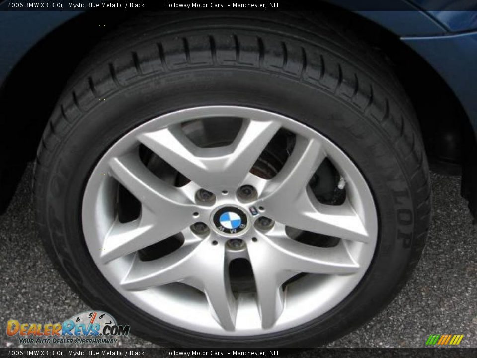 2006 BMW X3 3.0i Mystic Blue Metallic / Black Photo #5