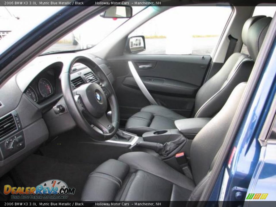 2006 BMW X3 3.0i Mystic Blue Metallic / Black Photo #10