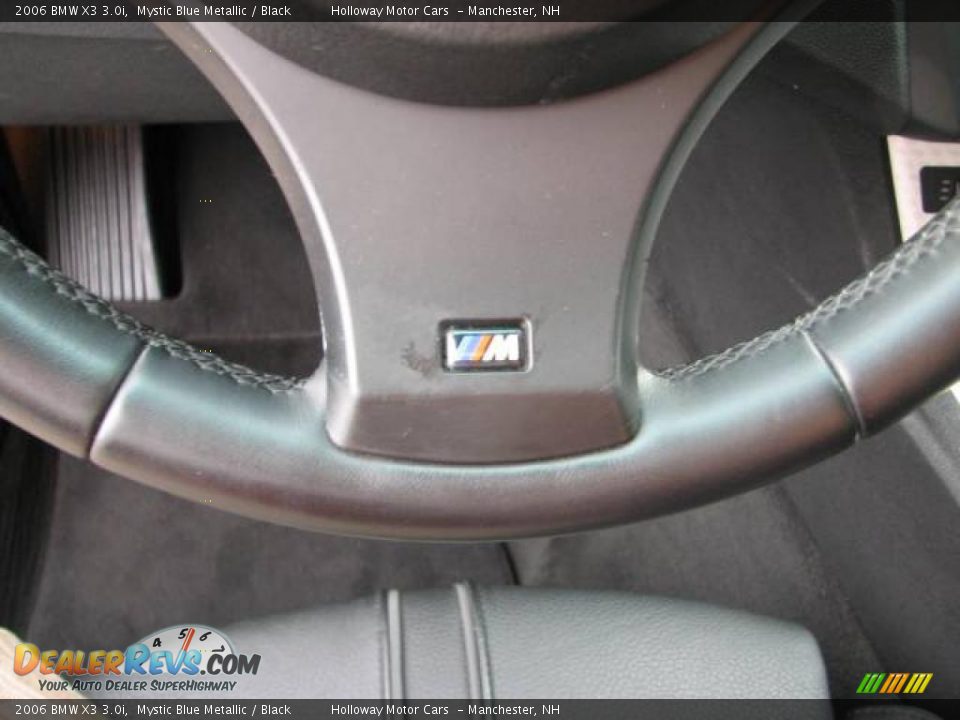 2006 BMW X3 3.0i Mystic Blue Metallic / Black Photo #11