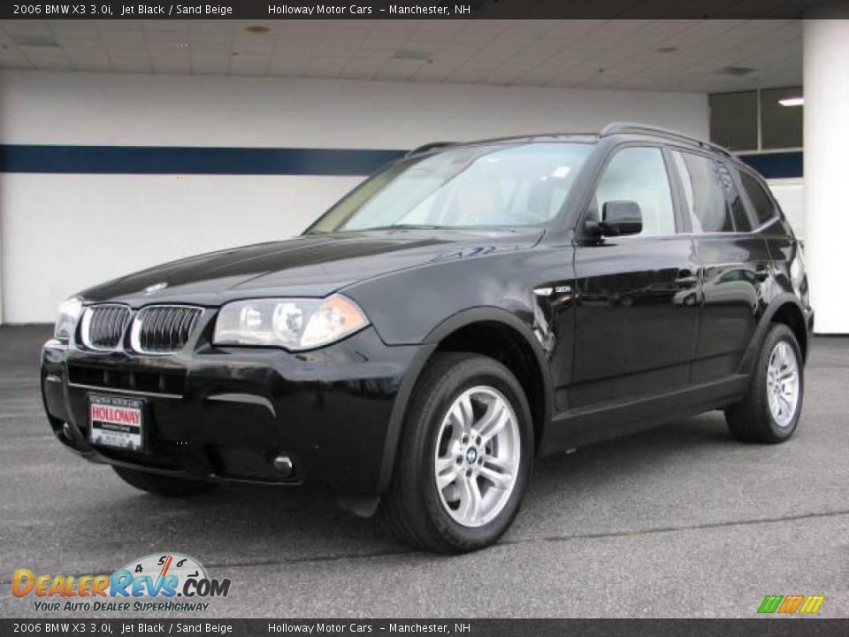 2006 BMW X3 3.0i Jet Black / Sand Beige Photo #1