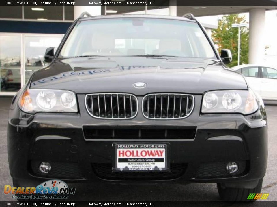 2006 BMW X3 3.0i Jet Black / Sand Beige Photo #2