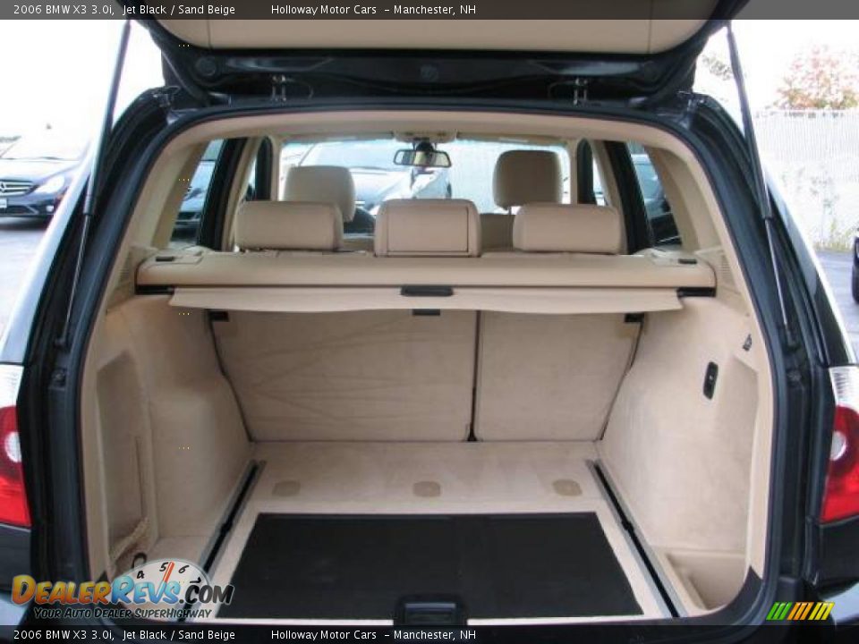 2006 BMW X3 3.0i Jet Black / Sand Beige Photo #6