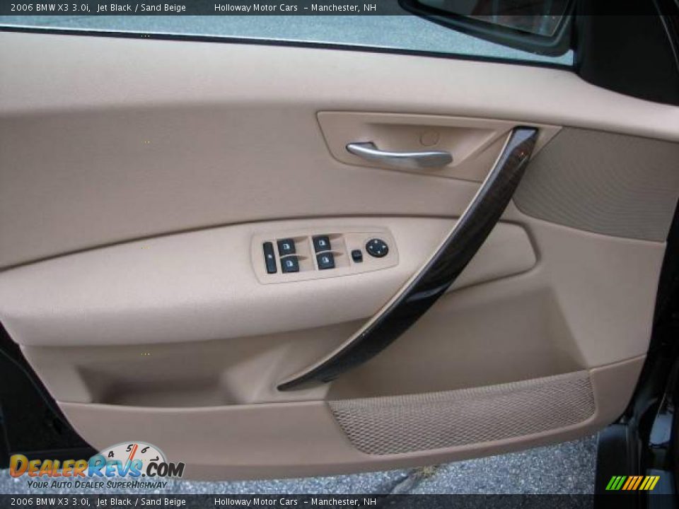 2006 BMW X3 3.0i Jet Black / Sand Beige Photo #9