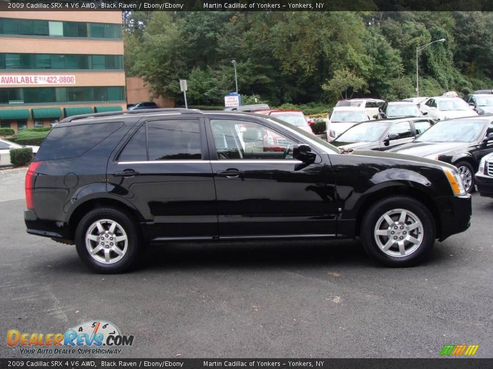 2009 Cadillac SRX 4 V6 AWD Black Raven / Ebony/Ebony Photo #4