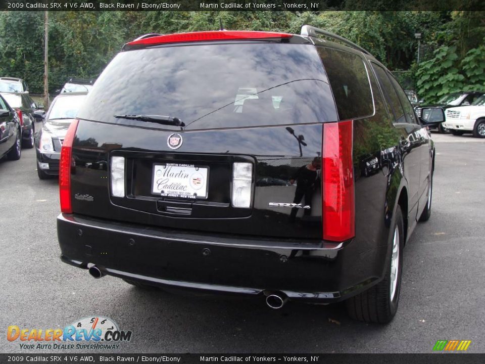 2009 Cadillac SRX 4 V6 AWD Black Raven / Ebony/Ebony Photo #5