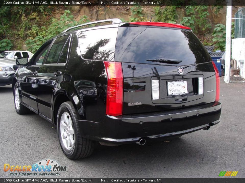 2009 Cadillac SRX 4 V6 AWD Black Raven / Ebony/Ebony Photo #7