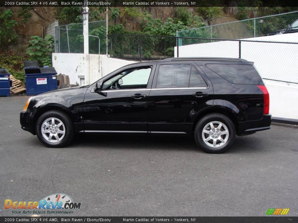 2009 Cadillac SRX 4 V6 AWD Black Raven / Ebony/Ebony Photo #8