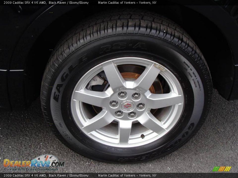 2009 Cadillac SRX 4 V6 AWD Black Raven / Ebony/Ebony Photo #9