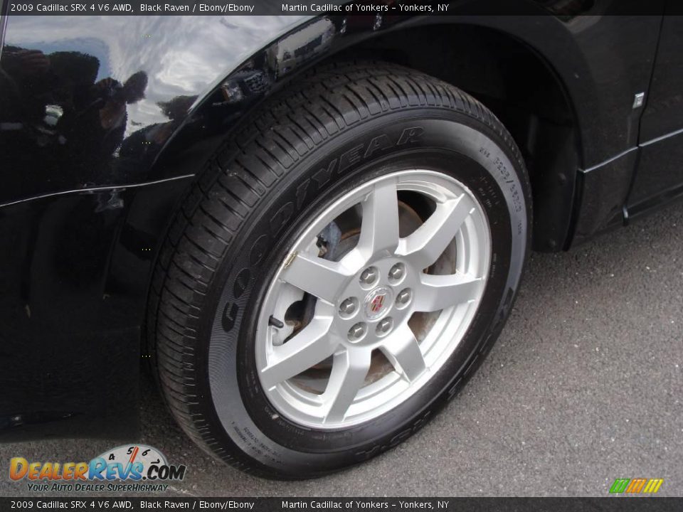 2009 Cadillac SRX 4 V6 AWD Black Raven / Ebony/Ebony Photo #10