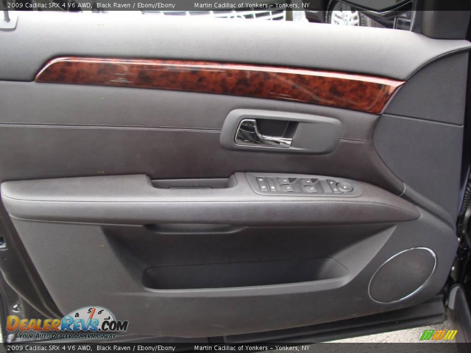 2009 Cadillac SRX 4 V6 AWD Black Raven / Ebony/Ebony Photo #11