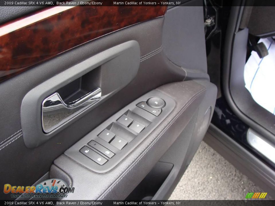 2009 Cadillac SRX 4 V6 AWD Black Raven / Ebony/Ebony Photo #12