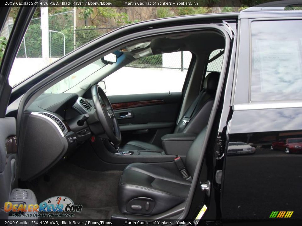 2009 Cadillac SRX 4 V6 AWD Black Raven / Ebony/Ebony Photo #13