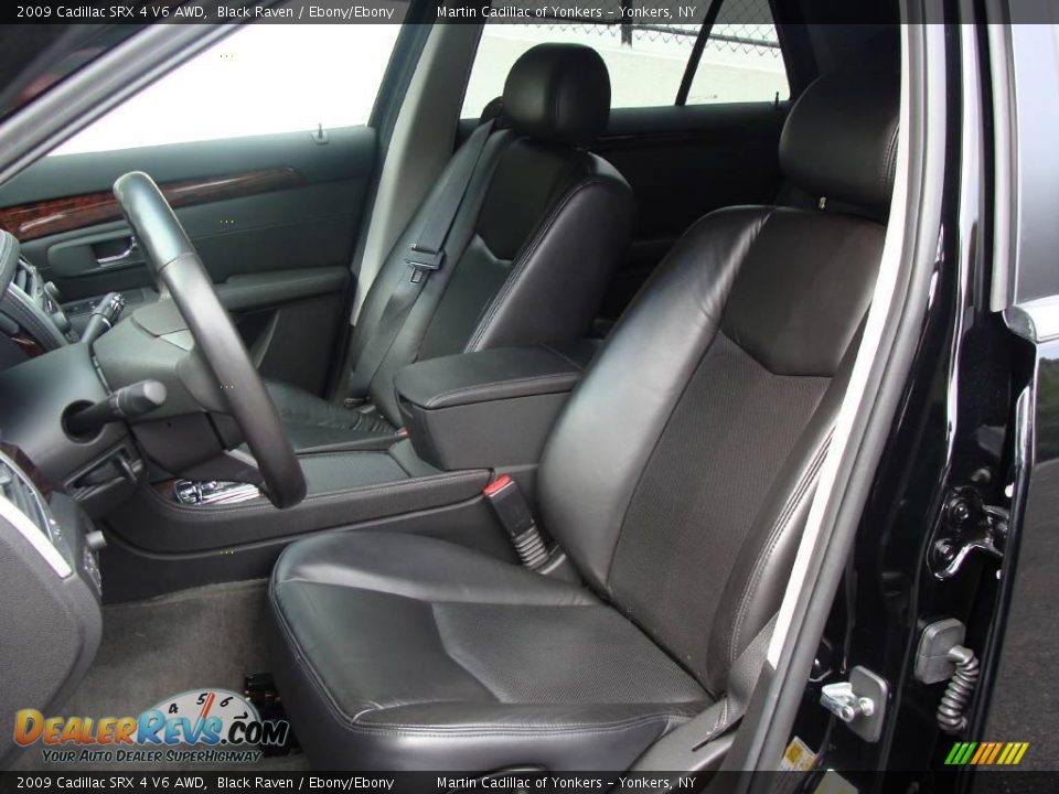 2009 Cadillac SRX 4 V6 AWD Black Raven / Ebony/Ebony Photo #15