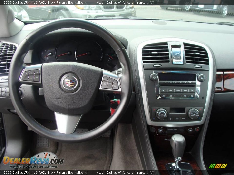2009 Cadillac SRX 4 V6 AWD Black Raven / Ebony/Ebony Photo #19