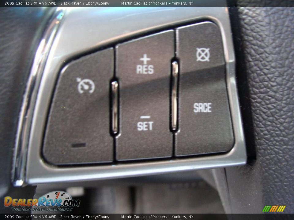 2009 Cadillac SRX 4 V6 AWD Black Raven / Ebony/Ebony Photo #24
