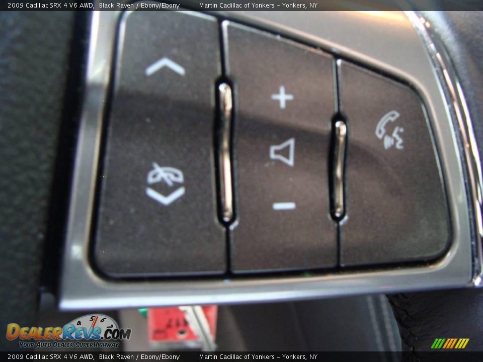 2009 Cadillac SRX 4 V6 AWD Black Raven / Ebony/Ebony Photo #25
