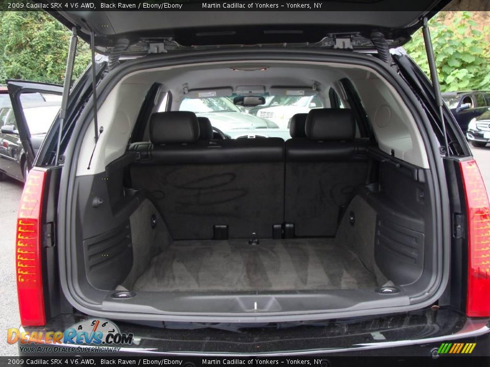 2009 Cadillac SRX 4 V6 AWD Black Raven / Ebony/Ebony Photo #27