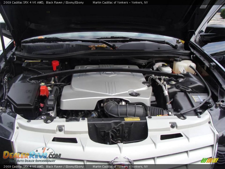 2009 Cadillac SRX 4 V6 AWD Black Raven / Ebony/Ebony Photo #28