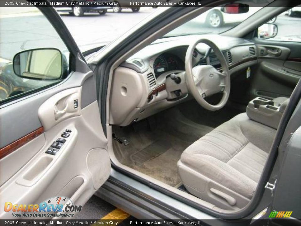 2005 Chevrolet Impala Medium Gray Metallic / Medium Gray Photo #9