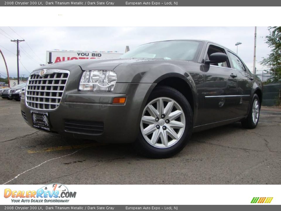 2008 Chrysler 300 LX Dark Titanium Metallic / Dark Slate Gray Photo #1