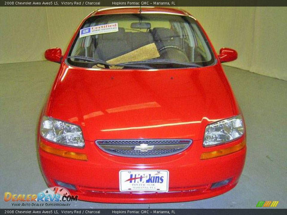 2008 Chevrolet Aveo Aveo5 LS Victory Red / Charcoal Photo #5