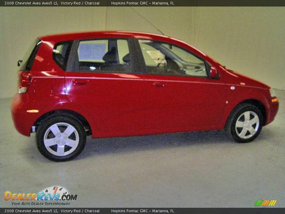 2008 Chevrolet Aveo Aveo5 LS Victory Red / Charcoal Photo #8