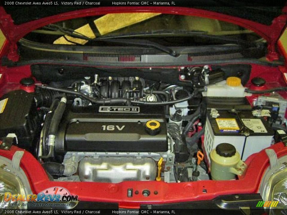 2008 Chevrolet Aveo Aveo5 LS Victory Red / Charcoal Photo #9