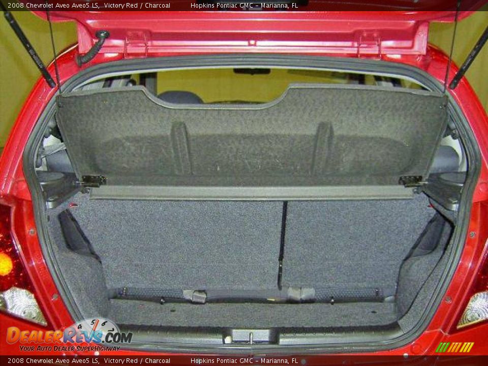 2008 Chevrolet Aveo Aveo5 LS Victory Red / Charcoal Photo #10