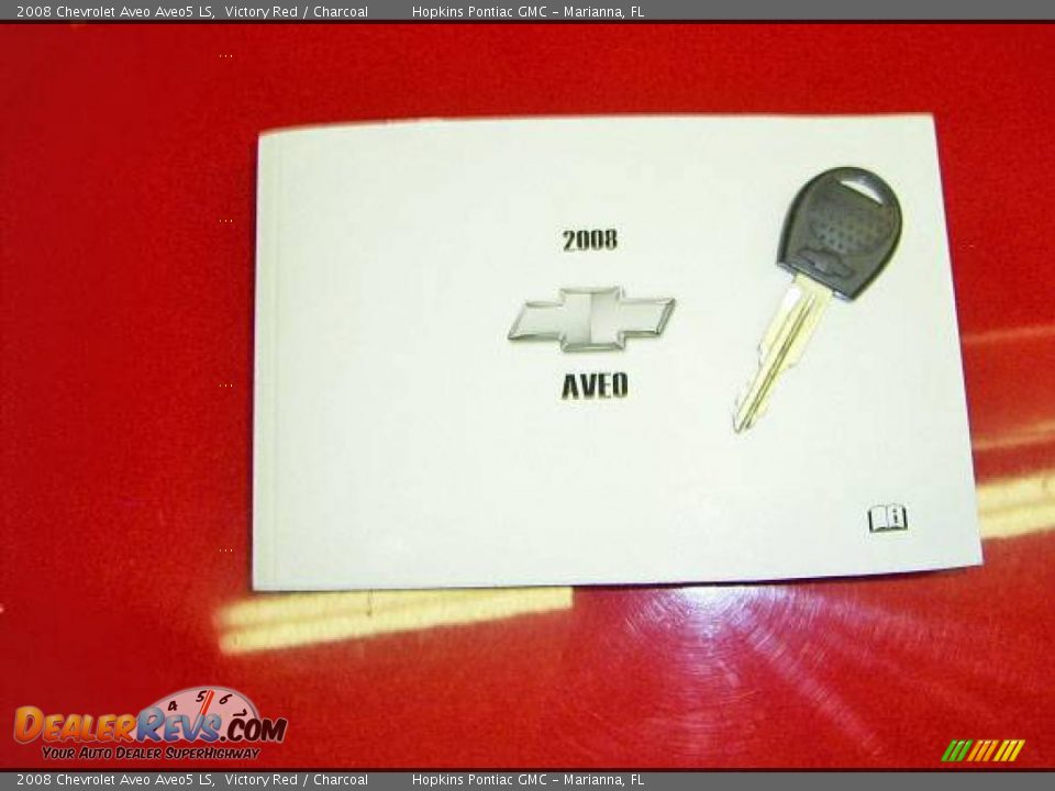 2008 Chevrolet Aveo Aveo5 LS Victory Red / Charcoal Photo #13