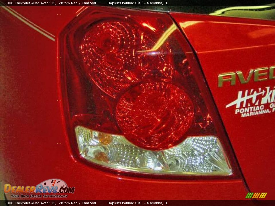2008 Chevrolet Aveo Aveo5 LS Victory Red / Charcoal Photo #17