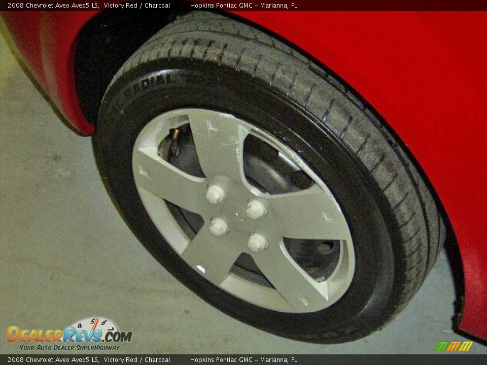 2008 Chevrolet Aveo Aveo5 LS Victory Red / Charcoal Photo #19