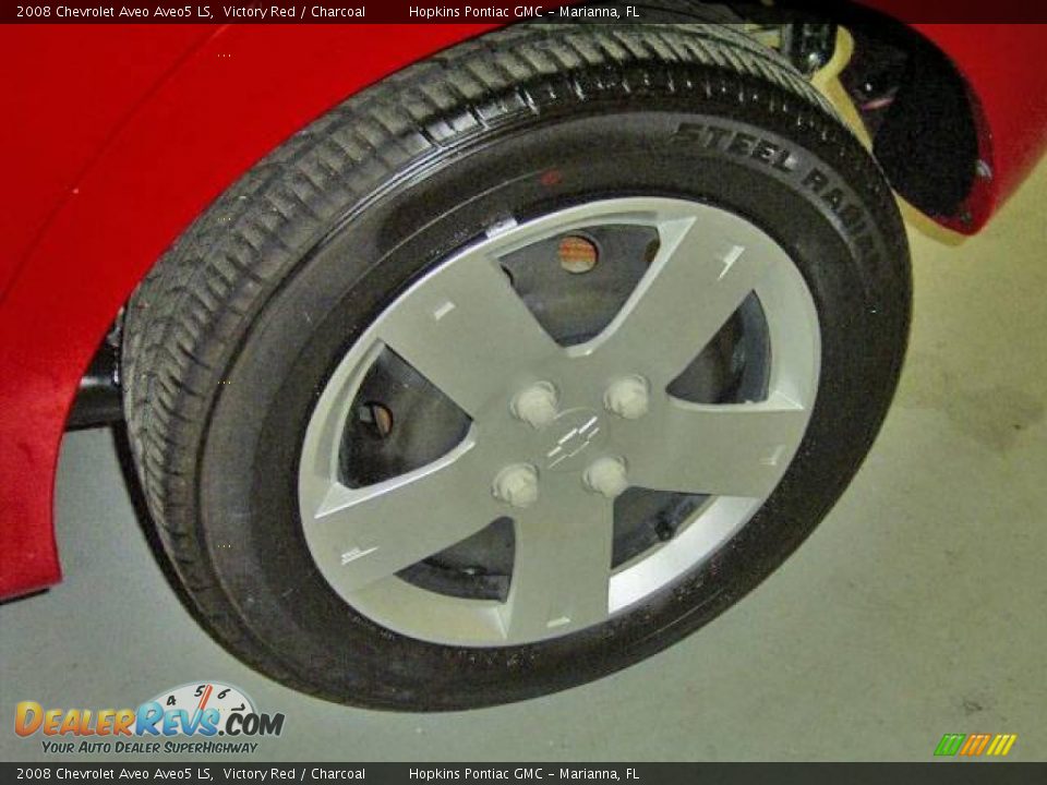 2008 Chevrolet Aveo Aveo5 LS Victory Red / Charcoal Photo #20