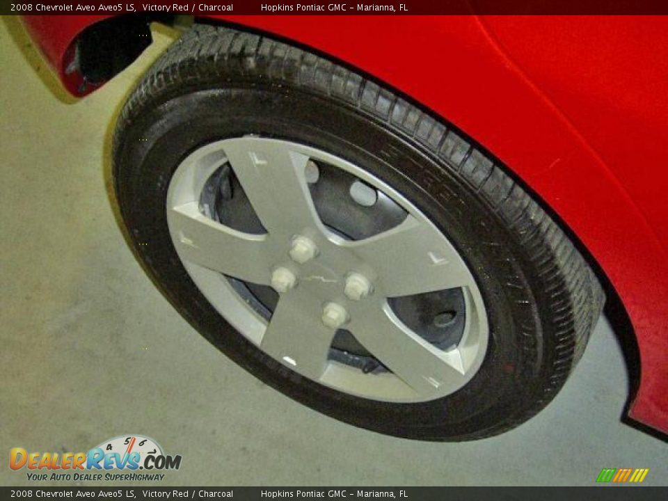 2008 Chevrolet Aveo Aveo5 LS Victory Red / Charcoal Photo #21