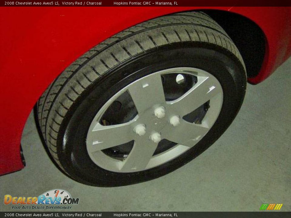 2008 Chevrolet Aveo Aveo5 LS Victory Red / Charcoal Photo #22