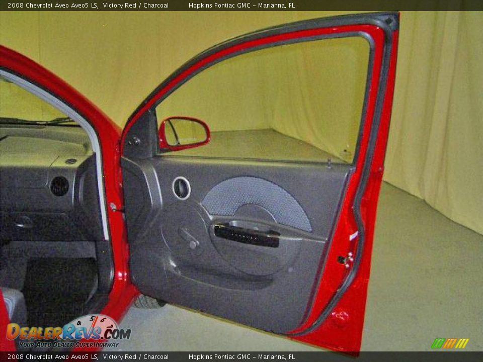 2008 Chevrolet Aveo Aveo5 LS Victory Red / Charcoal Photo #25
