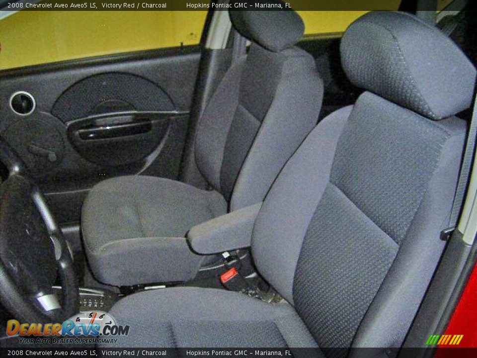 2008 Chevrolet Aveo Aveo5 LS Victory Red / Charcoal Photo #27