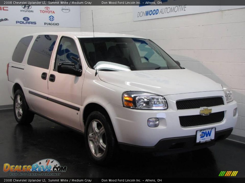 2008 Chevrolet Uplander LS Summit White / Medium Gray Photo #1